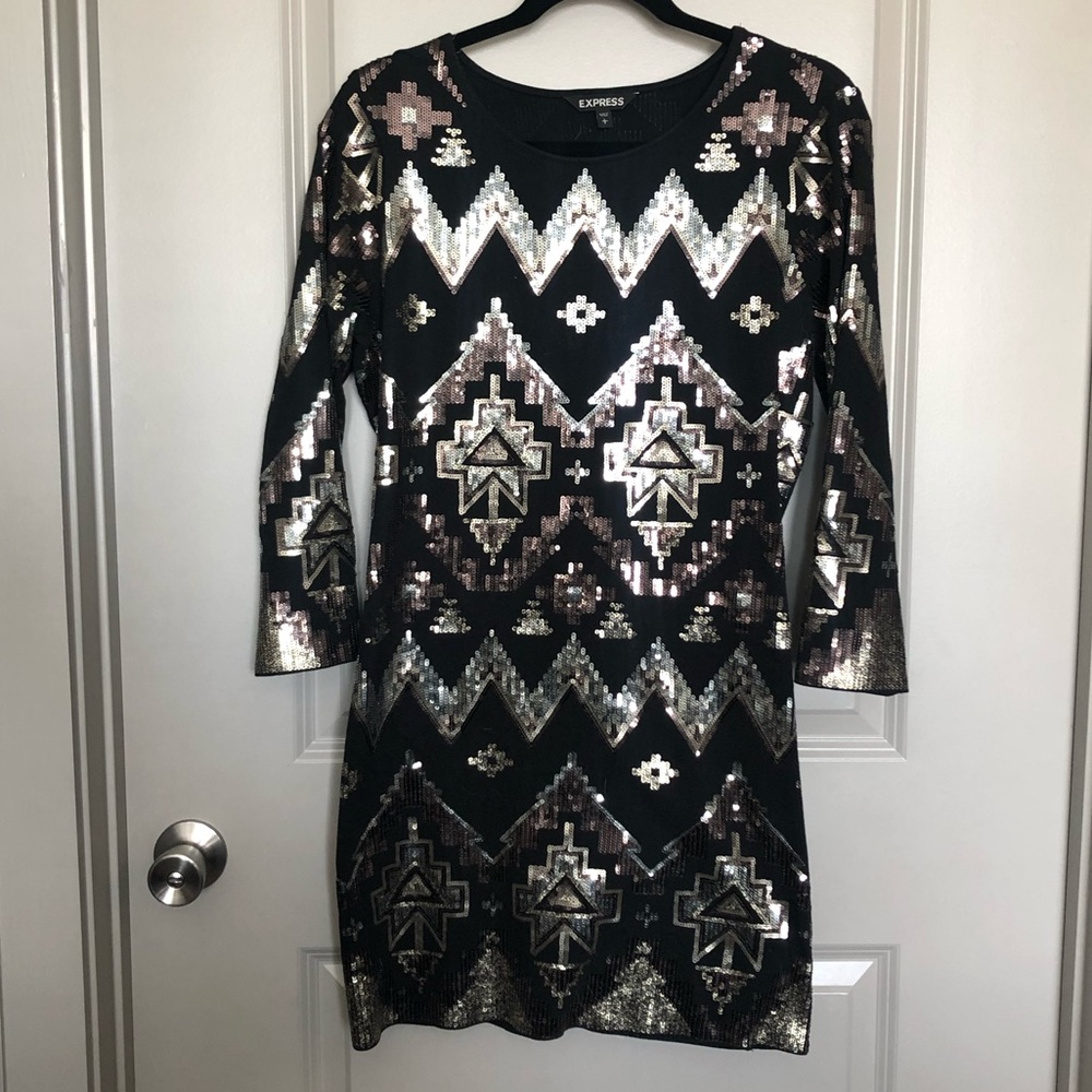 Express Sequin Dress